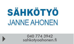 Sähkötyö Janne Ahonen Ky logo